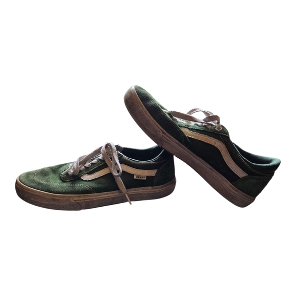 Vans Mens Green Shoes Size 9 - Picture 6 of 10